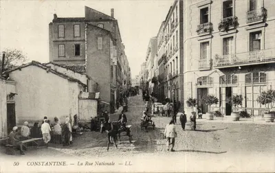 Constantine — La Rue Nationale — LL.