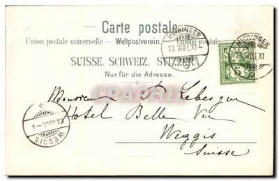 Meyringen — Aareschlucht — Gramische Kunstanstalt Meyringen, n° 202 — Rewers
