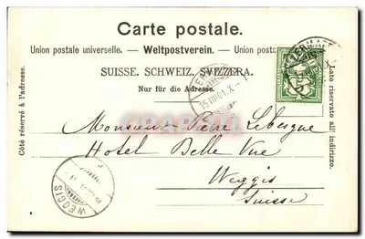 Monte Rosa — panoramic view — H. G. & Co. No. 3837 — Back