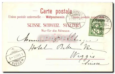 Rhône-Gletscher z Galenstockiem — Photo-Crémer, A. Nötzli, München — n° 221 — Rewers