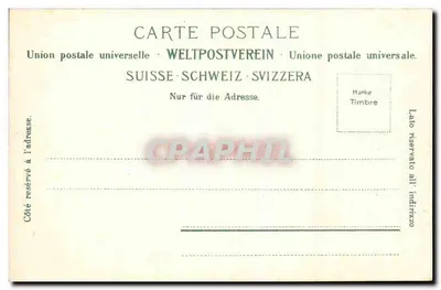 Unteralpina przy St. Moritz — widok jeziora i górski — wydawnictwo Gehr. Wehrli, Fot. Krichberg Zürich, Louis Glaser Leipzig — Rewers
