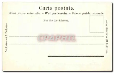 Viamala - Druga mostowa — widok doliny z wodopadem — VERLAG A. ROTH, THUSIS - NR 111 — Rewers