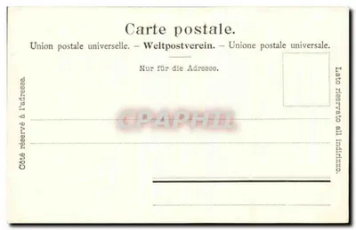 Axenstrasse und Bristenstock — vista das cavernas — Edição Photobue & Cie, Zürich, n° 304 — Verso