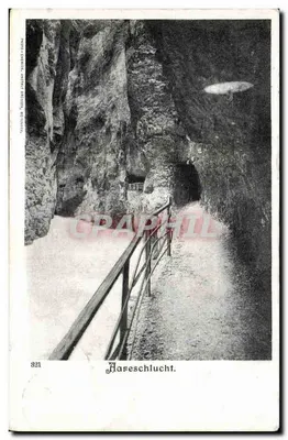 Aareschlucht — vista do canyon — Photo-Columbia, n° 321