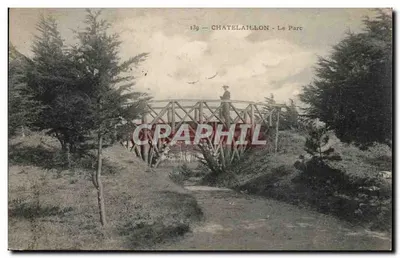 Châtelailhon - O Parque — ponte metálica — editor Châtelailhon, n° 139