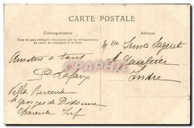 Environ de ROYAN - VAILLIÈRES - Le Chaos — éditeur : VAILLIÈRES, n° 66 — Verso