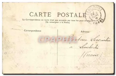 Fouaras-les-Bains — Sémaphore — Wydawca nieznany, numer seryjny nie widoczny — Rewers