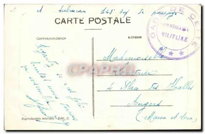 Stacja Balnéaire — Widok na morze i burzę — Rewers
