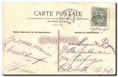 Parthenay (Deux-Sèvres) — Wieża kościoła Świętego Laurenta — Wydawnictwo Cordier, 6. wydanie — Rewers