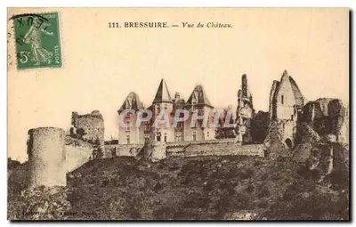 Bressuire — Vue du Château — Collection M. Aubert, Nort