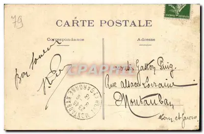 Niort (Deux-Sèvres) - Ponte Main — E. Cottereau, editore, Niort — Verso
