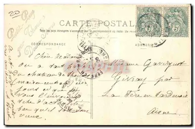 Thouars — Widok zamku (strona wschodnia) — Wydawca: Lefèvre & Cie, nr 127 — Rewers