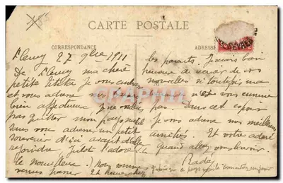 Thouars (Deux-Sèvres) — Castelo dos Duques de La Trémoille, transformado em Casa de Força desde 1871 — Velho Ponte do Século XIII — Vve Delabarré, litografia — editor — Verso