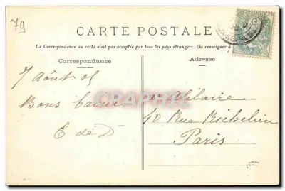 Thouars - O Ponte St-Jacques e a Cidade — Dando-Berry, Loudun, N° 314 — Verso