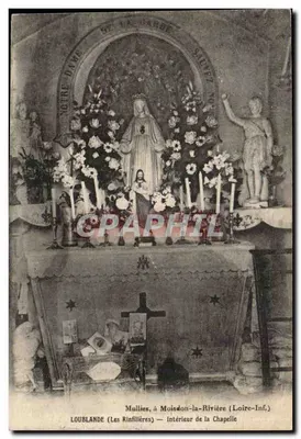 Interior da capela — Nossa Senhora da Guarda — Mulliez, em Moisdon-la-Rivière (Loire-Inférieure)