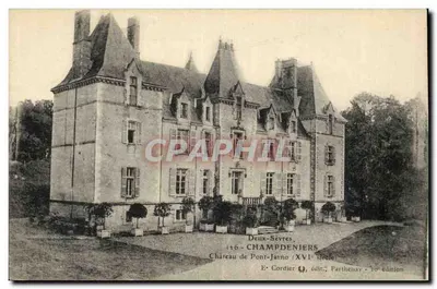 Castelo de Pont-Farno — Deux-Sèvres — Editor E. Cordier, 10ª edição