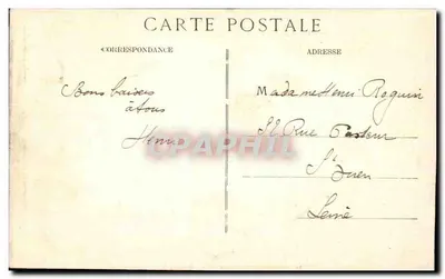 Thouars (D.-S.) - Most St-Jacques (na Thouet) o długości 100 m i wysokości 21 m, zastępujący stary most wiszaki zniszczony 21 stycznia 1890 roku przez huragan — Rewers