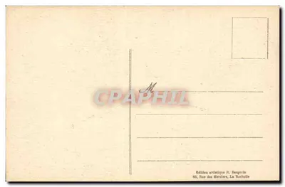 Thouars — Katedra Świętego Laona — Wydawca R. Bergevin, La Rochelle — Rewers