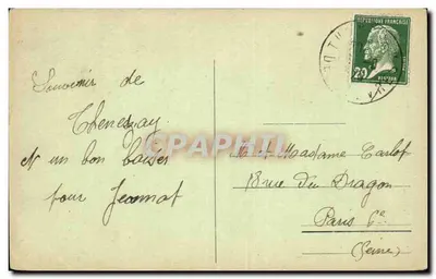 Thenezay (Deux-Sèvres) — La Iglesia — J. De Raymond, fot. Poilâtres — Reverso