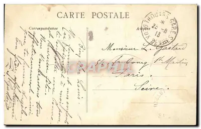 Thouars (Deux-Sèvres) — Viaduc du Chemin de fer sur le Thouet, construit par Eiffel, mesurant 190 mètres de long sur 56 mètres de haut — éditeur Dauido-Perry — Verso