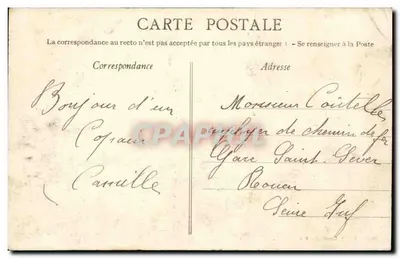 Thouars - Katedra i Zamek — Katedra zbudowana w 1635 roku, Dom Siły od 1871 roku — Dando-Berry, Lourdon, n°600 — Rewers