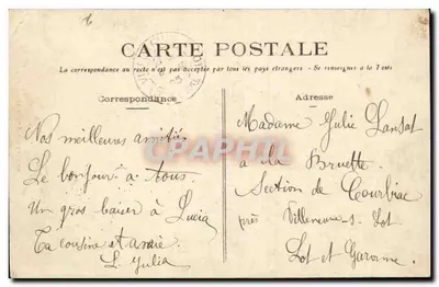 Thouars (D.-S.) - Sala Festiwalowa i Bulwar Bergeon — A. Lanne, wyd. Lalmade — Rewers