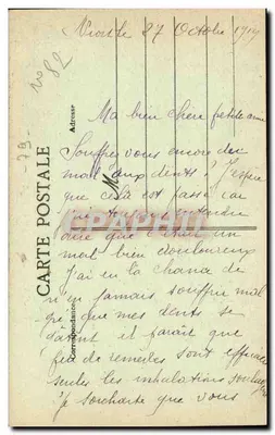 Omgeving van PÉRIGNÉ - Toren van de Guittonnière — Uitgave Moreau, Drukkerij Melle — Achterkant