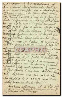 Niort — Pomnik Dzieci Deux-Sèvres zginionych dla Ojczyzny — JND Phot. n°58 — Rewers