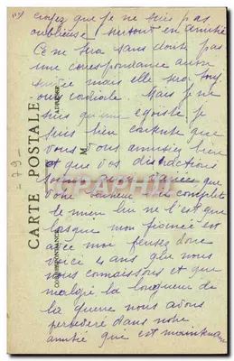 Niort i jego okolice — Portal Katedry N.-D. w Niort — kolekcja Max Cauzé, nr 16 — Rewers