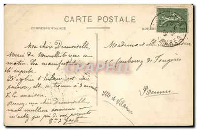 Niort — Katedra św. Hilary — kolekcja Max Ménard nr 219 — Rewers