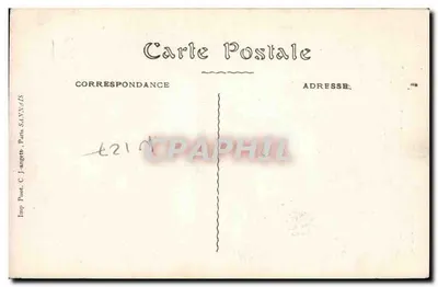 Niort — Flecha da Igreja Nossa Senhora — Coleção A. Basseby — Verso