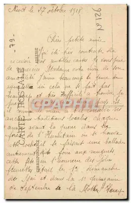 ला मोथ-सेंट-हेरी - डेम डी चम्ब्रिल - इम्प्रेसरी लिब्रे गुल्टेट — पीछे