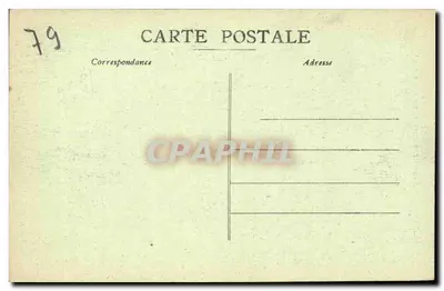 Saint-Maixent — Wejście do Kaszarni Canclaux — Éditeur Néche, St-Maixent, n°35 — Rewers