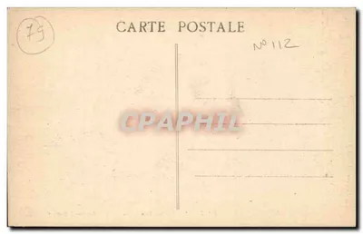 Saint-Maixent - La Sèvre — vista sotto un ponte in pietra, editore Blanchon, n° di serie 112 — Verso