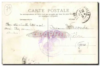 Saint-Maixent — Vista generale — Signorina Duvay, editrice, 33, rue Chilton, Saint-Maixent — Verso