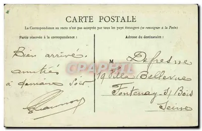 Saint-Maixent — Praça Denfert-Rochereau — Editado por V. G. — Verso