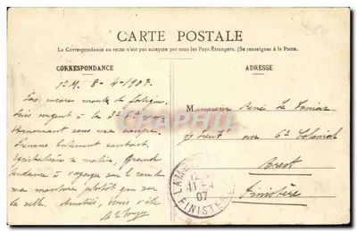 St-Maixent - Les Allées-Vertes — J. Nauche, wyd. nr 39 — Rewers