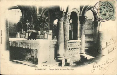 St-MAIXENT - Cripta de St Maixent-St-Léger — Coleção Blanchon