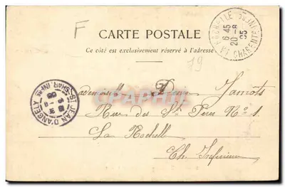 St-MAIXENT - Cripta de St Maixent-St-Léger — Coleção Blanchon — Verso