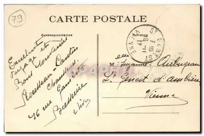 Bressuire (D.-S.) - Promenade e Praça de São Jacó — Fototipia VASSELLIER, Nantes, n° 3148 — Verso