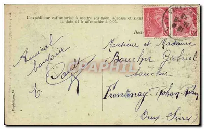 Baulieu-sous-Parthenay — L'église intérieure — Cl. Chatelier — Verso