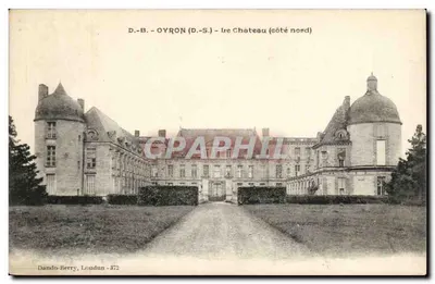 Oyron (D.-S.) - O Castelo (lado norte) — Dando-Berry, Loudun - 872