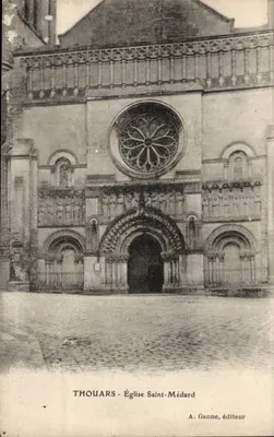 Thouars - Igreja de São Médard — A. Ganne, editor