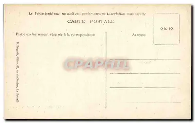 Thouars — As margens do Thouet em direção ao viaduto — editor R. Burgoth, La Rochelle — Verso