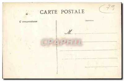 Niort (Deux-Sèvres) — Widok ogrodzie Brèche — N. Allo, pap. tab. gazety, Niort — Rewers
