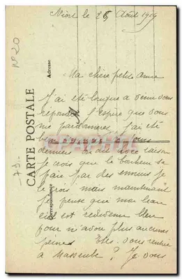 Zamek Châteauneuf — Côte de Vitré (Deux-Sèvres) — Wydawnictwo Moreau, Drukarnia Melle — Rewers