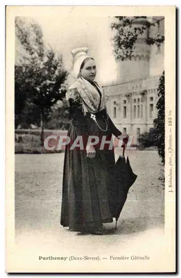 Parthenay (Deux-Sèvres) — Agricultora Gâtinele — J. Robuchon, fotografia em Poitiers — 185 bis