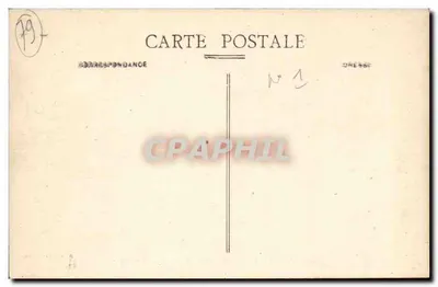 Ménigoute — Rue de la Poste — Edição Ch. Giroire, Deux-Sèvres 163 bis — Verso