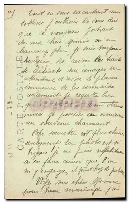 Le Petit-Chêne, vicino a Mazières-en-Gatine — Il Peristilio — E. Cordier, edit., Parthenay — Verso