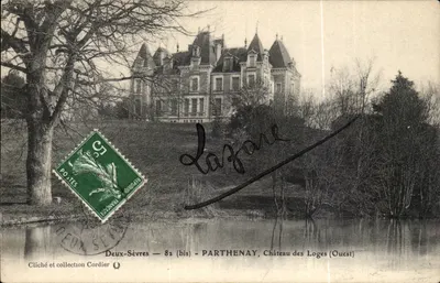 Parthenay, Castelo das Loges (Oeste) — Deux-Sèvres — 82 (bis) — Cliché e coleção Cordier